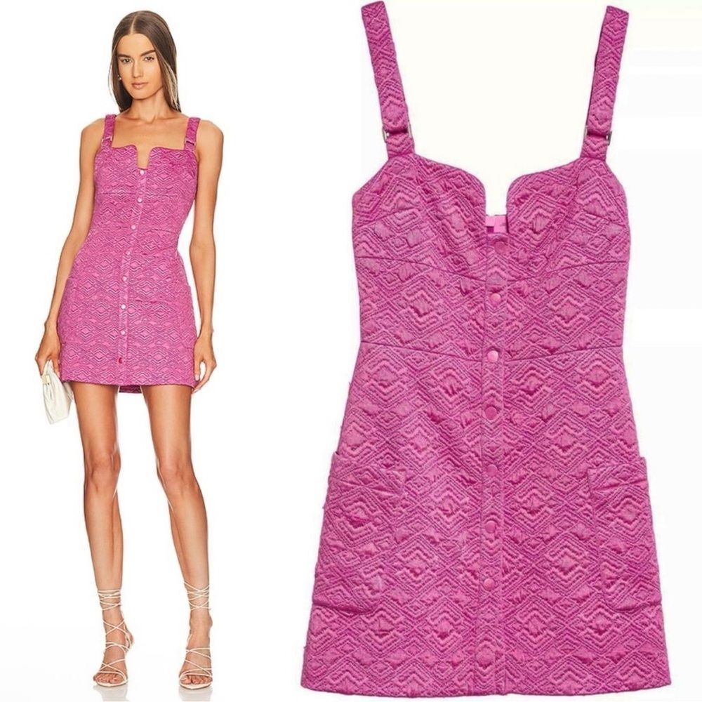Alexis Aurelie Mini Dress Fuchsia Size Medium